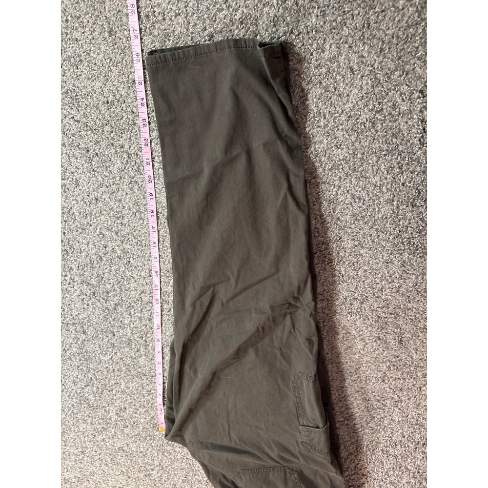Sonoma Cargo Pants Womens 14 Olive Green Stretch Utility Multi Pocket Gorpcore - Picture 10 of 11